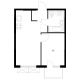 1 комнатная квартира 33 м² в ЖК Савин парк, дом корпус 8 - планировка