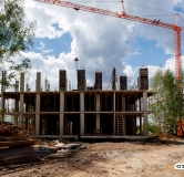 Ход строительства дома 1.3 в ЖК Рязанка Грин -