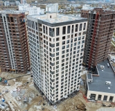 Ход строительства дома 42/1 (ГП-2) в ЖК Фора -