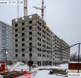 Ход строительства дома Корпус 1.1 в ЖК Морская Миля -