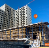 Ход строительства дома 2 в ЖК Лотос -