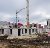 Ход строительства дома 3.5 в ЖК Кантри -