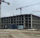 Ход строительства дома 16 в ЖК На Высоком берегу -