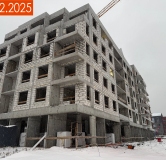 Ход строительства дома 2.2 в ЖК Форест -