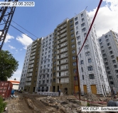 Ход строительства дома 5Б, 1 этап в ЖК ЛСР.Большая Охта -