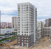 Ход строительства дома № 7 в ЖК Скандиа.Квартал в Слободе -