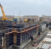 Ход строительства дома Позиция 1 в ЖК Континент -