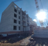 Ход строительства дома 1 в КД Санрайз -