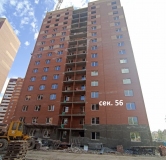 Ход строительства дома № 56 в ЖК Новая Самара -